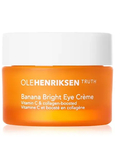 Bilde av en gul krukke med øyekrem fra Ole Henriksen