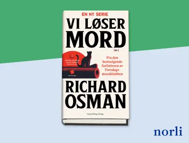Boken Vi løser mord av Richard Osman.