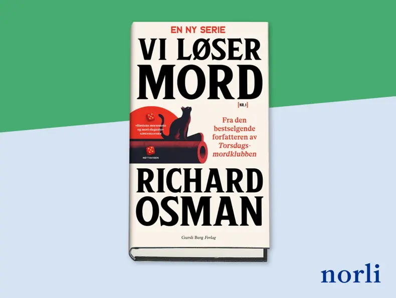 Boken Vi løser mord av Richard Osman.