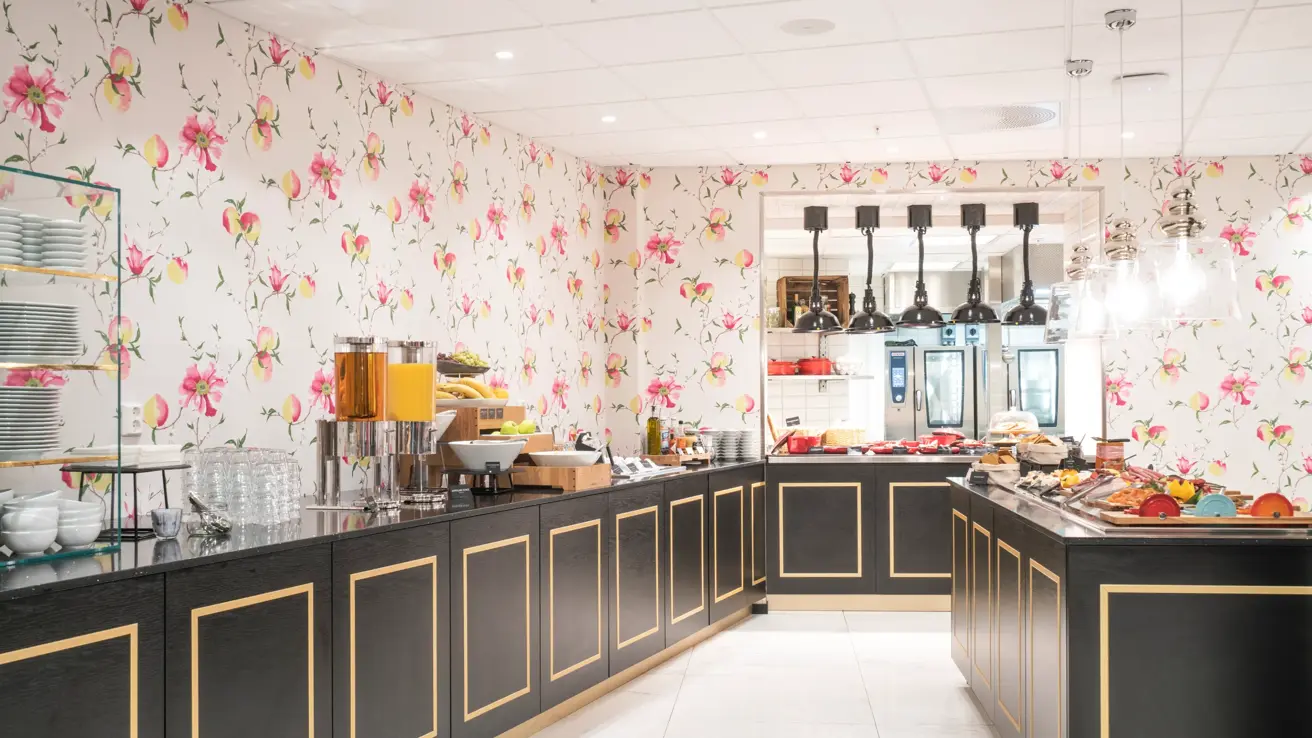 Frokostbuffet på Thon Hotel Spectrum i Oslo sentrum