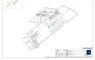 Plantegning fra lokale 3401 i kontorbygget Vika Atrium fra Thon Eiendom.
