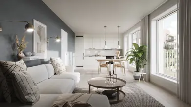 Skårerløkka salgstrinn 2 - interiør uten mennesker