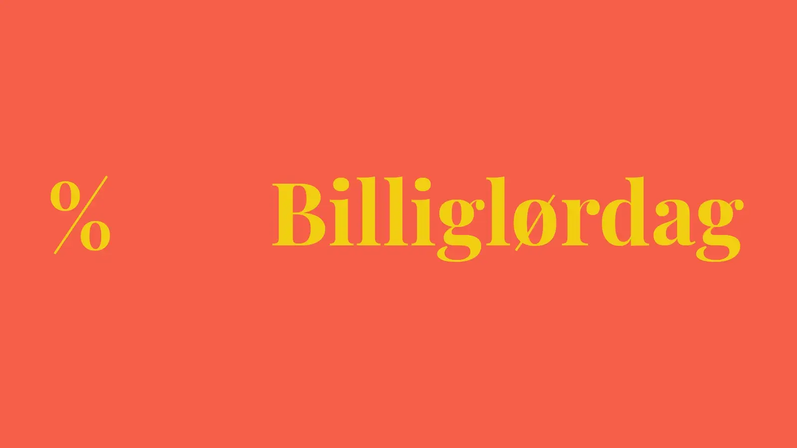 billiglørdag