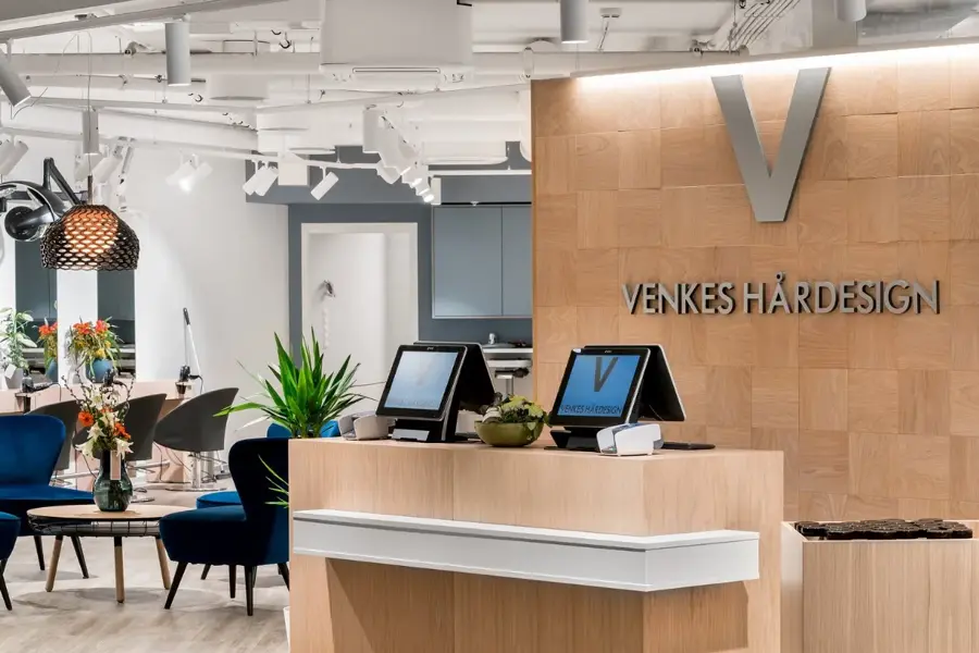 Resepsjonen på Venkes hårdesign 