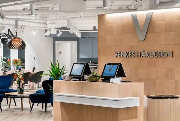 Resepsjonen på Venkes hårdesign 