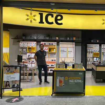 Butikkfronten til ice