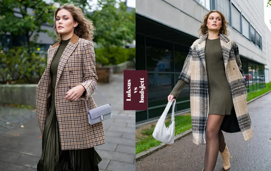 En rutete ulljakke er en tidløs klassiker. En av disse har vi funnet på Fretex – ser du hvilken?