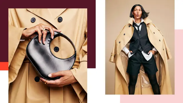 Dame viser høstmote