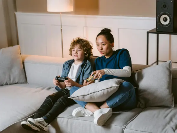 Gaming bilder familie og barn