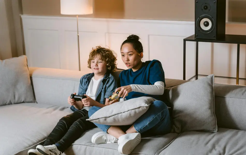 Gaming bilder familie og barn