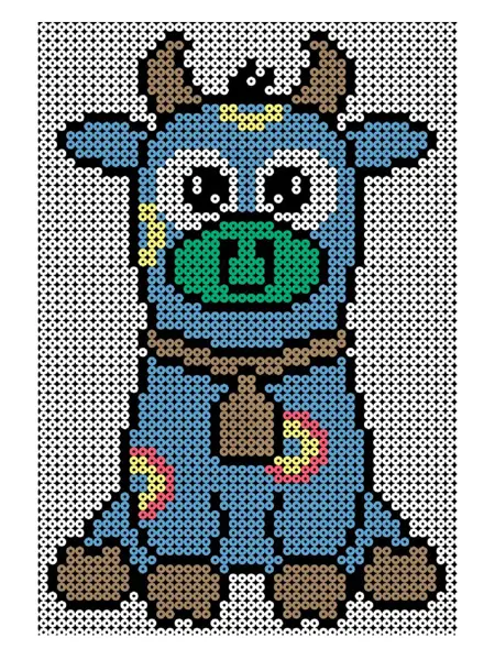 strikkemønster oskar foran